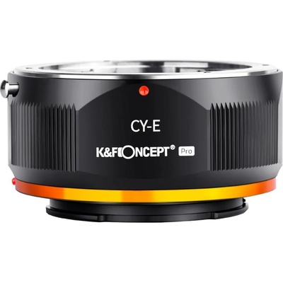 K&F Concept Преходник за обектив C/Y към тяло Sony NEX E -Mount PRO (3400052)