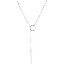 Agato Minimalistický strieborný náhrdelník AGT-N006W