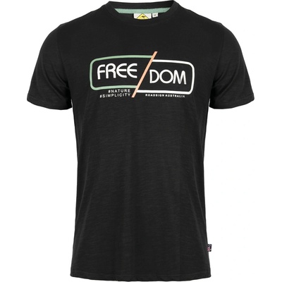 Pánské tričko Freedom Roadsign Australia černá