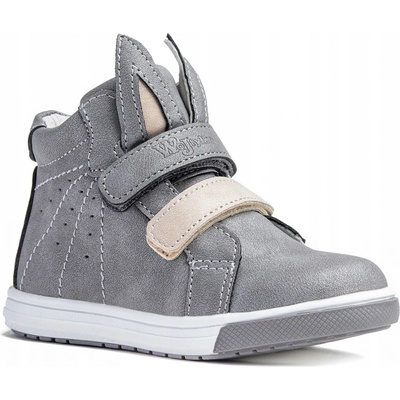 Wojtyłko Dětské kotníkové boty 1T23003 šedé
