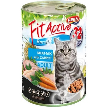 Image 1 of Panzi Fit Active Cat Meat-Mix 415 g
