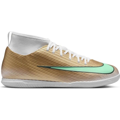 Nike JR MERCURIAL SUPERFLY 11 CLUB KM IC Hnědá Bílá Světle zelená