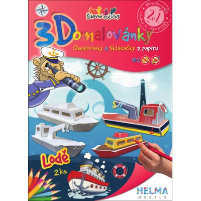 Helma Models 3D omalovánky Lodě