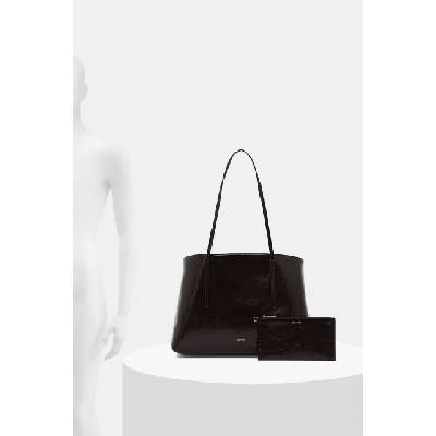 Calvin Klein шопинг чанта дамска от имитация на кожа (LV04F3537G)