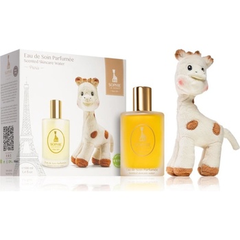 Sophie La Girafe Eau de Soin Parfumee pleťová voda s parfemací 100 ml + plyšová hračka dárková sada