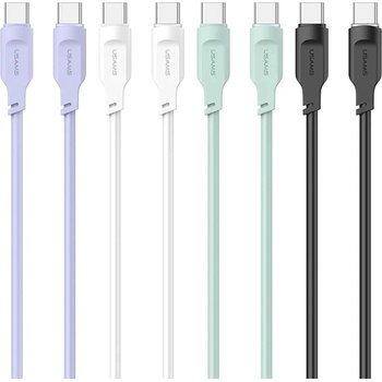 USAMS Кабел USAMS US-SJ567 Type-C PD100W 1.2 метра / лилав (US-SJ567)