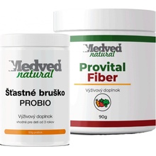 Medveď Natural Šťastné bruško probio 50 g + Provital Fiber 90 g