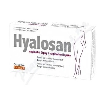 Hyalosan Dr.Müller vaginální čípky 10 ks