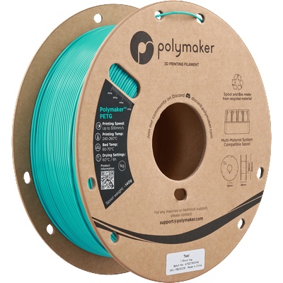 Polymaker PETG Teal - 1, 75 mm / 1000 g (PB05009)