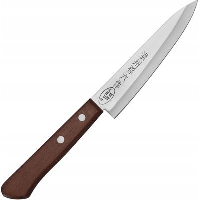 Japonský univerzálny nôž SATAKE Tomoko 12 cm 420J2 Prírodné drevo