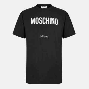 Moschino Тениска MOSCHINO Men's Milano T-Shirt - Black