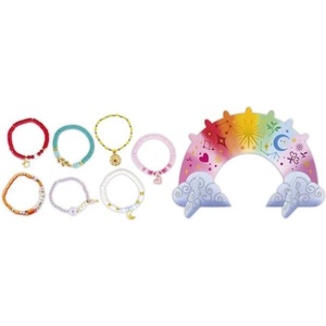 Janod Atelier Креативен комплект Изработка на бижута Дъгови гривни 7 бр (J09185)