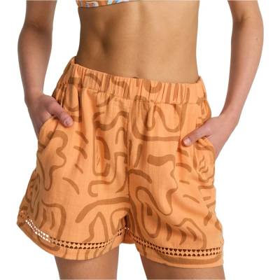 Billabong Дамски къси панталони Billabong Women's Summers End Short Shorts - Tangerine (112-3404-0312)