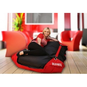 BeanBag 189x140 duo scarlet rose black