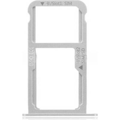 Huawei Mate 9, SIM tray ceramic bílý, držák, šuplík