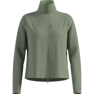 Odlo Дамско поларено яке Odlo Women's Mid Layer 1/2 Zip Grid Fleece Fleece jacket - Shadow Melange - размер XXS (105-6288-0311)