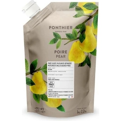 Ponthier ovocné pyré hruška williams 90% 1 kg