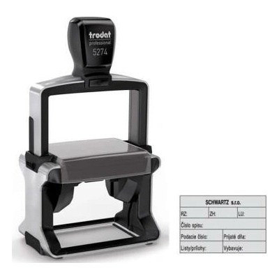 Trodat Professional 5274 60x40mm odtlačok zelený TR152742