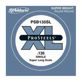 D'Addario PSB135SL Еденична струна за бас китара