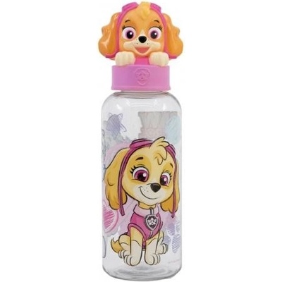 STOR Plastová 3D fľaša s figúrkou PAW PATROL 560 ml