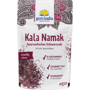 Govinda Ayurvedic Black Salt ajurvédská černá sůl Kala Namak 150 g