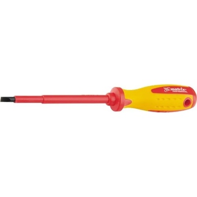 MTX Отвертка Insulated, SL6, 0 х 150 mm, до 1000 V, двукомпонентна дръжка MTX PROFESSIONAL