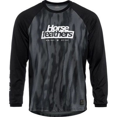Horsefeathers Spike LS halftone/black 24/25