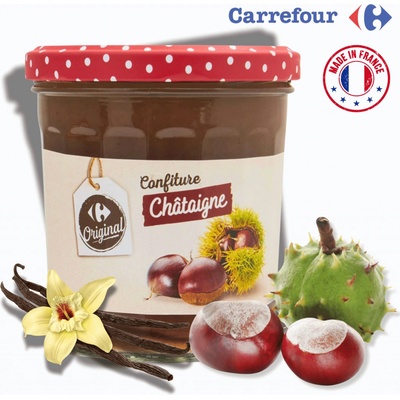 Carrefour Džem kaštanový s vanilkou 370 g