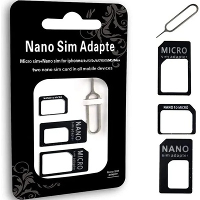 Адаптери за SIM карти 4 in 1 Nano/micro/standard SIM