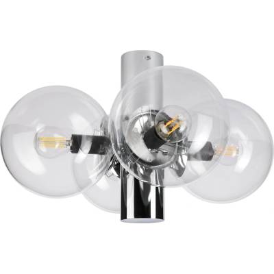 LAMKUR Плафон SFERIO 4xE14/5W/230V лъскав хром/прозрачен (LA60262)