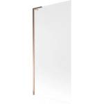 Mexen Next L параван за вана с едно крило 90 x 150 cm, матово стъкло, розово злато - 895-090-000-03-30-60 (895-090-000-03-30-60)
