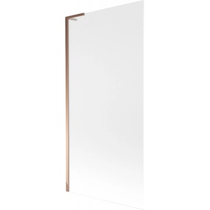 Mexen Next L параван за вана с едно крило 90 x 150 cm, матово стъкло, розово злато - 895-090-000-03-30-60 (895-090-000-03-30-60)