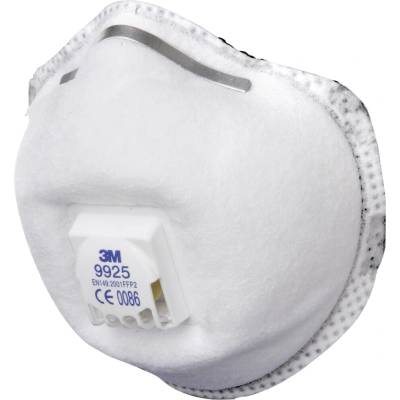 3M 9925 resp.FFP2,vent.,na zváran.10 ks