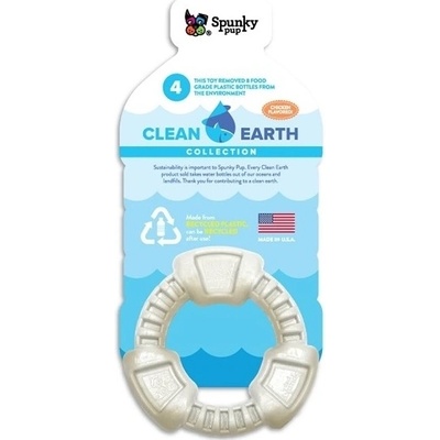 Spunky Pup Clean Earth krúžok z recyklovaného plastu 11 cm