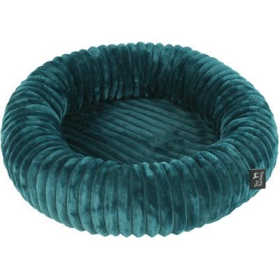 Dog Fantasy Stripe kulatý smaragdově