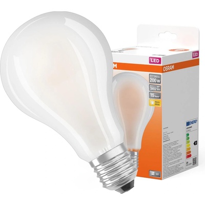 Osram LED žiarovka E27 A60 24W 200W 3452lm 2700K Warm 300° Filament STAR