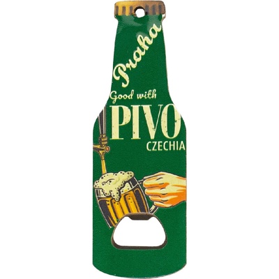GiftyCity Magnetický otvírák Pivo Czechia