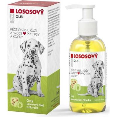 Pet health care Lososový olej Péče o srst kůži a srdce 250 ml