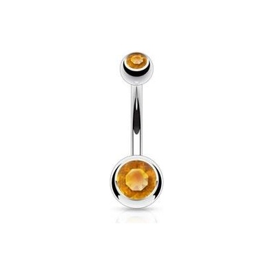 Šperky4U piercing do pupíku banánek BS01002-Y