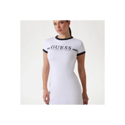 Guess Active SS Dress V5GK02KCQX1-G011 biela