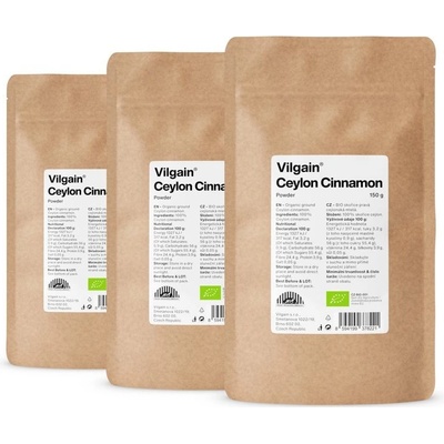 Vilgain Škorica cejlónska BIO mletá 150 g