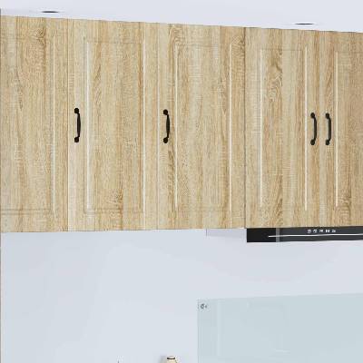 vidaXL Стенен шкаф PORTO Сонома дъб 40 x 31 x 80 см Инженерно дърво (885377)
