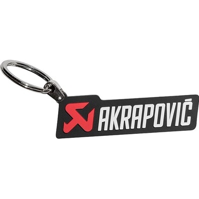 Přívěsek na klíče AKRAPOVIČ LOGO Horizontal black/white/red