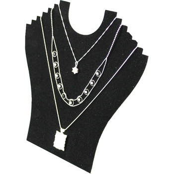 Elementrix dekolt na šperky černý samet, DKP2 skládací