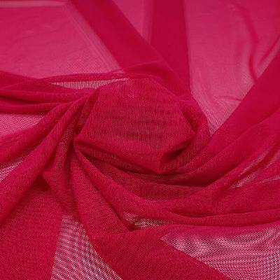 Elastick tyl VAPOR, tmavá fuchsie, š.140