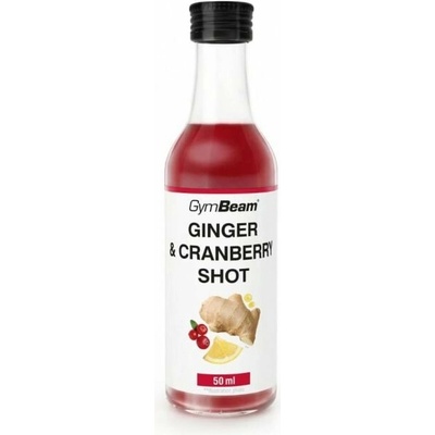 GymBeam Zázvorový shot s brusnicami 50 ml