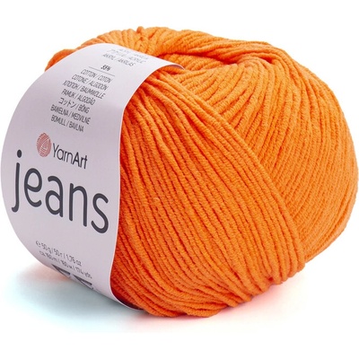 Yarn Art příze YarnArt Jeans 77 oranžová