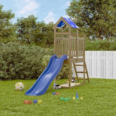 vidaXL Комбинирано детско съоръжение за игра, импрегниран бор (3279066)
