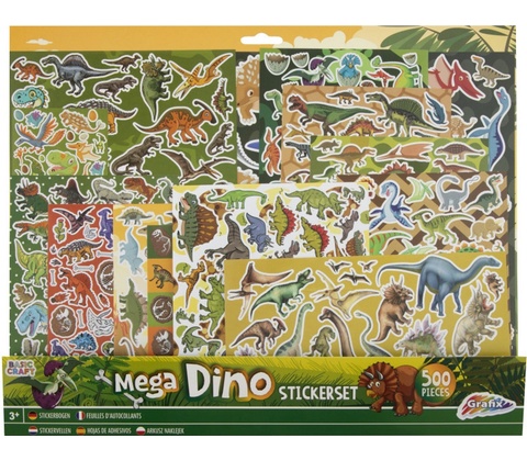 Mega set samolepek Dino