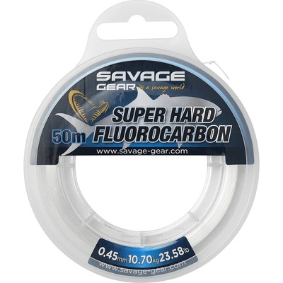 Savage Gear Fluorocarbon Super Hard Clear 50 m 0,55 mm 15,9 kg